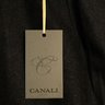 NWT Canali Grey Charcoal Wool Flannel Dress Pants 44