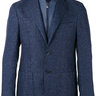 NWT Corneliani Blue Cotton Flax Sport Coat Blazer 40R