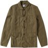 (SOLD) Arpenteur Olive Plain Weave Linen Travail Jacket - Large