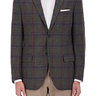 NWT LUCIANO BARBERA Windowpane Wool-Cashmere Sport Coat 40R $2695 Retail