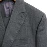 Bespoke Slate Blue Nailhead Peak Lapel 2pc Suit by Paul Chang’s Chicago ~ 40 R Drop 7