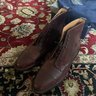 Crockett & Jones for Brooks Brothers Peal & Co. Burgundy No. 8 Shell Cordovan Captoe Boots US 9.5D