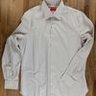 ISAIA striped cotton dress shirt - Size 43 / 17 - NWOT