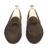 CARMINA SNUFF SUEDE STRING LOAFERS - US11 / UK10
