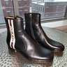 Gucci Stripe Leather Boots