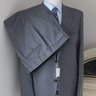 【Sold】NWT Caruso Solid Gray Wool Suit 56 EU / 46 US BRAND NEW WITH TAGS
