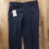 BRIONI solid blue slim fit wool pants - Size 34 US / 50 EU - NWT