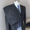【Sold】Brand New Modern Luxury Cantarelli Solid Dark Gray Wool Suit 46 EU / 36 US NWT