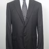 SOLD! NWT D'AVENZA ENTIRELY HANDMADE DARK BROWN HERRINGBONE WOOL SUIT EU52