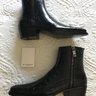 NWB Givenchy Zip-Up Ankle Boots Crocodile Effect Leather