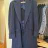 Ring Jacket Polo Coat in Navy