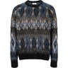SOLD❗️LANEUS Oversized Mohair Sweater Diamond Fair Isle S-M