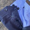 Price Drop: Rota Sartorial English Cotton Twill Trousers in Dark Blue Size 50