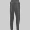 SOLD❗️INCOTEX Verve Tapered Pleated Pants Blue Plaid Cotton Tweed IT50/34