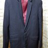 CUSTOM MIDNIGHT BLUE SUIT: SIZE 44XLT: MANY CUSTOM FEATURES: SEE PICS