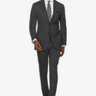 Suitsupply Havana Traveler Charcoal Gray Suit 44R