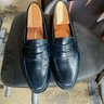 Crockett Jones Navy Cordovan Shell Harvard penny loafer UK 5.5 US 6 376 last