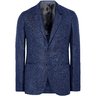 SOLD❗️CARUSO Butterfly Jacket Blue Linen Wool Hopsack Blazer IT50/US40