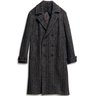 SOLD❗️MISSONI Double-Breasted Wool Coat Oversized Chevron Gray IT46/S-M