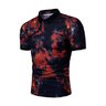 Lovely Casual Short Sleeve Print Red T-shirt