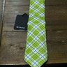 SOLD! NWT Kiton Green Plaid Silk/Linen Tie Retail $295