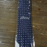 SOLD! NWT Brioni Navy W/ White & Blue Square & Floral Silk Tie