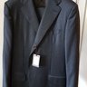 SOLD Caruso solid charcoal 3-piece suit size 54R EU / 44R US SOLD