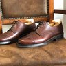 SOLD Crockett & Jones scotch grain derby/Dainite