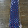 SOLD NWT Drake's Blue w/ Red Floral Pattern Silk Tie
