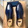 SOLD! Silvano Sassetti Dark Blue Wholecut Oxford shoes UK7