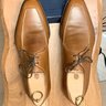 Sold! Stefano Bemer Derby Dress Shoes Inca Leather EU41 small defect