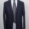SOLD! NWT SARTITUDE NAPOLI NAVY BLUE FLANNEL WOOL SUIT US36