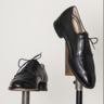 Grenson Feathermaster Black Split Toe Dress Shoes UK10.5E
