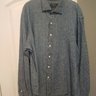 Polo Ralph Lauren Slim-Fit Washed-Chambray Shirt in Size XXL in Washed Blue