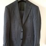 New Corneliani 'Leader' charcoal 3-piece suit in solid charcoal 44R EU / 34R US