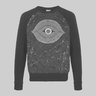 ENDED | Dries Van Noten Eye Marble Sweatshirt Quilted Panel S