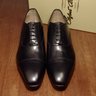 SOLD! NIB STEFANO BRANCHINI Black Calfskin Oxford Shoes EU43/US10