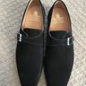 NIB Crockett & Jones black suede Monkton