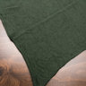 Kiton Forest Green Cashmere/Silk Pocket Square