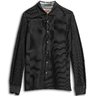 SOLD❗️MISSONI Space-Dye Chevron Knit Shirt Two-Tone Black L
