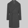 SOLD❗️MP Massimo Piombo Boucle Wool Coat Double-Breasted Belted Navy IT50/L