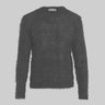 SOLD❗️Roberto Collina Fur-Effect Wool Sweater Plaid Navy IT48/M