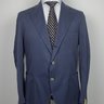 SOLD! NWT GABO NAPOLI FRENCH BLUE CASHMERE COTTON TWILL SUIT US44 46/EU56