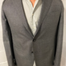 $246 NWT Caruso 56/8C US46S Heathered grey 3 roll 2