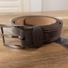 MORESCHI brown beige suede leather belt - Size 95 / 36 (best fits 35-36 inch waist) - NWT