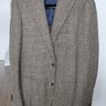 Suit Supply Hudson Wool Linen Silk Fishbone Jacket 34 / 44