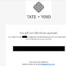 Tate Yoko Gift code for $195 (Naked Famous Denim Retail store)