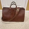 Frank Clegg Signature Duffle Bag in Chocolate Harness Leather