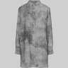 ENDED | Y's Yohji Yamamoto Printed Wool Shirt Elongated Convertible 2/S-M