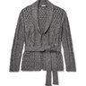 [SOLD] Eidos Thompson Gray Belted Shawl Collar Cardigan